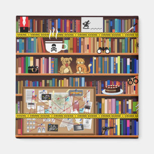 Imán Estante de libros Cosy Mysteris