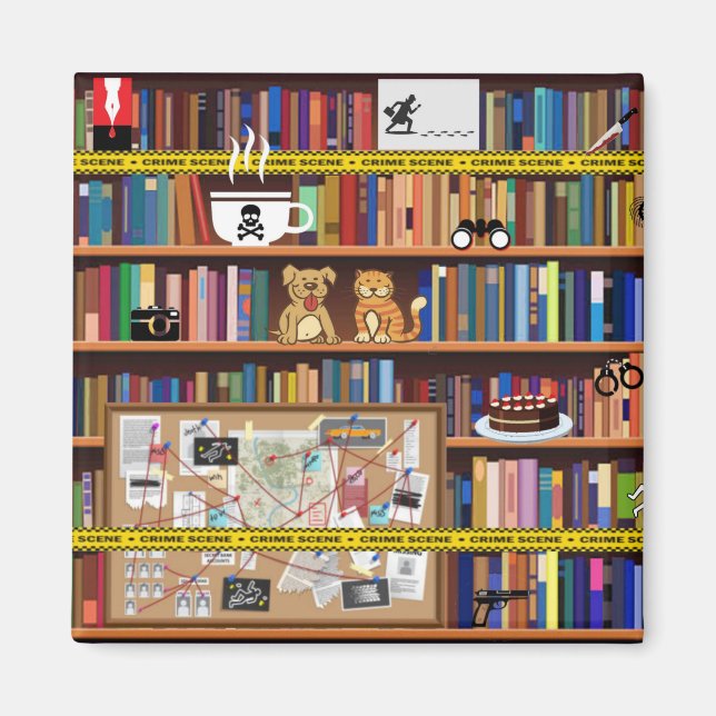 Imán Estante de libros Cosy Mysteris (Frente)