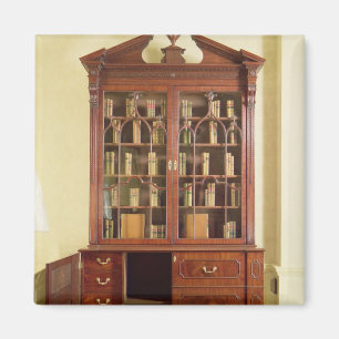 Imán Estante para libros pedimented quebrado de la