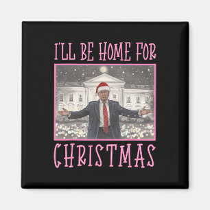 Imán Estaré en casa para los Navidades.
