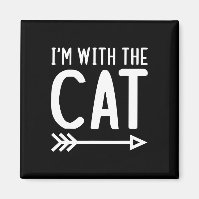 Imán Estaré en casa para los Navidades Santa Funny Trum (Frente)