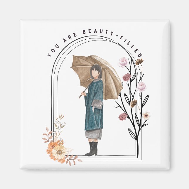 Imán Estás Lleno De Belleza (Frente)