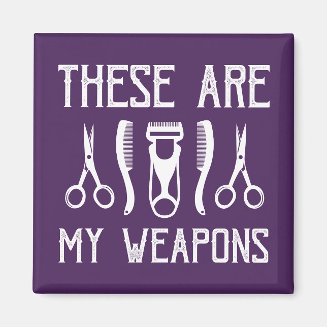 Imán Estas son mis armas (Frente)