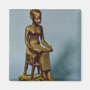 Imán Estatua asentada de Imhotep que sostiene un
