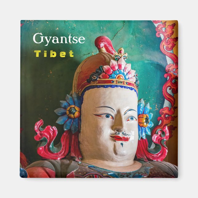 Imán Estatua budista, Monasterio Palcho - Gyantse, Tíbe (Frente)