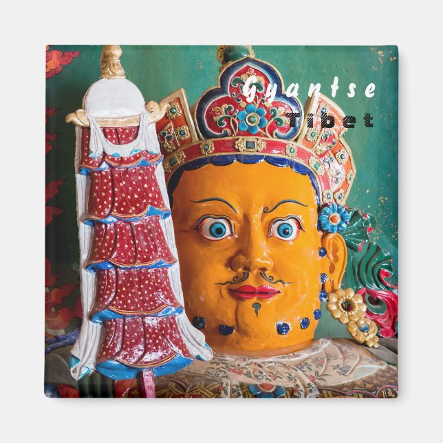 Imán Estatua budista, Monasterio Palcho - Gyantse, Tíbe (Frente)