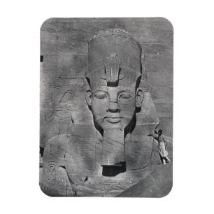 Imán Estatua colosal de Ramsés II en Abu Simbel, 1850