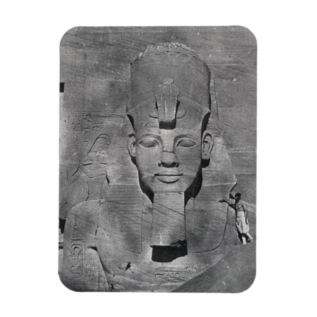 Imán Estatua colosal de Ramsés II en Abu Simbel, 1850 (Vertical)