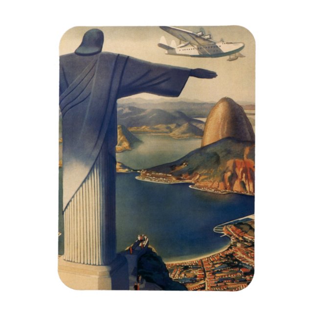 Imán Estatua Cristo Redentor, Río de Janeiro, Brasil (Vertical)
