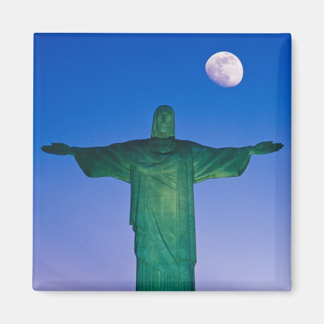 Imán Estatua Cristo Redentor| Río de Janeiro Brasil (Frente)
