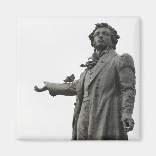 Imán Estatua de Alexander Pushkin, San Petersburgo