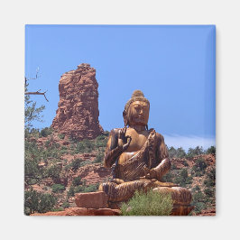 Imán Estatua de Amitabha y parque de la paz Magnet de f
