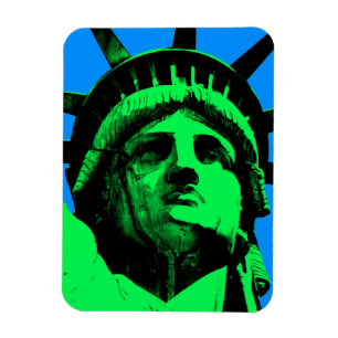 Imán Estatua de arte pop de la libertad