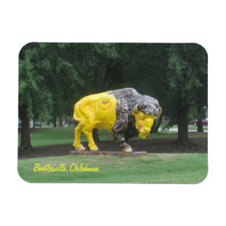 Imán Estatua de Bartlesville, Oklahoma bison