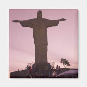 Imán Estatua de Cristo en Corcovado, cerca de las afuer