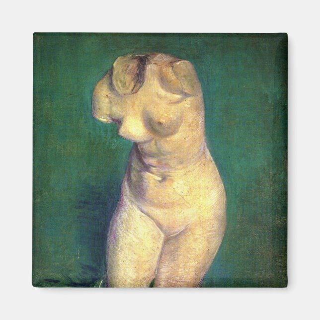 Imán Estatua de escayola Torso femenino por Vincent van (Frente)