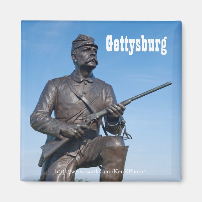 Imán Estatua de Gettysburg II Magnet (Frente)