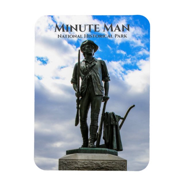 Imán Estatua De Hombre Minuto, Hist Nacional De Hombre  (Vertical)