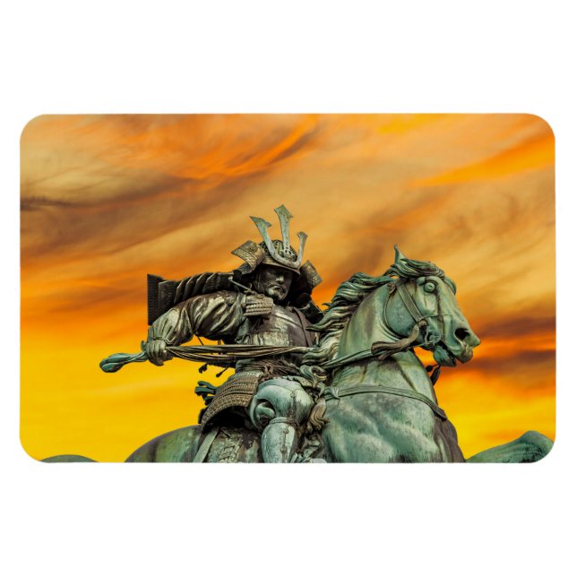 Imán Estatua de Kusunoki Masashige, Japón (Horizontal)