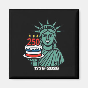 Imán Estatua de la Libertad 250 años 1776-2026 250º 4º