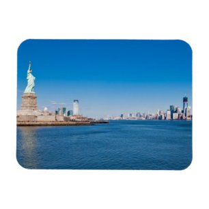 Imán Estatua de la libertad, del río Hudson y de