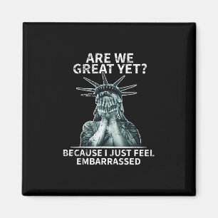 Imán Estatua de la Libertad divertida anti Trump ¿Ya so