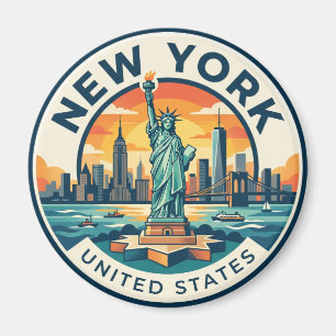 Imán Estatua de la Libertad Nueva York