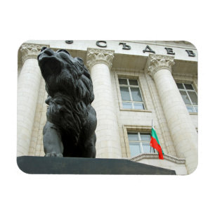 Imán Estatua de león, Sofía, Bulgaria