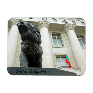 Imán Estatua de león, Sofía, Bulgaria