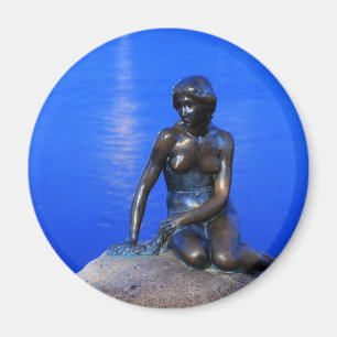 Imán Estatua de little mermaid, Copenhague, Dinamarca