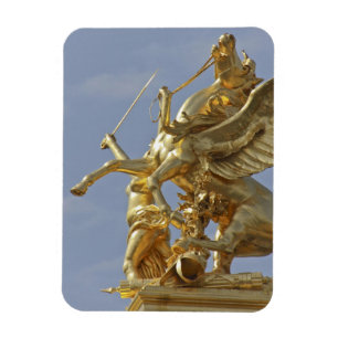 Imán estatua de Pegaso en el puente Pont Alexander III