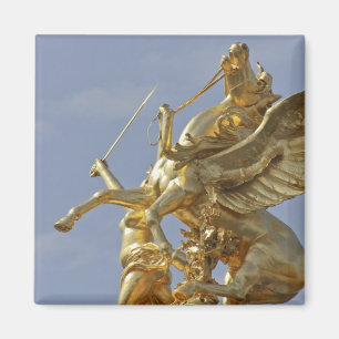 Imán Estatua de Pegasus en el puente Pont Alexander III