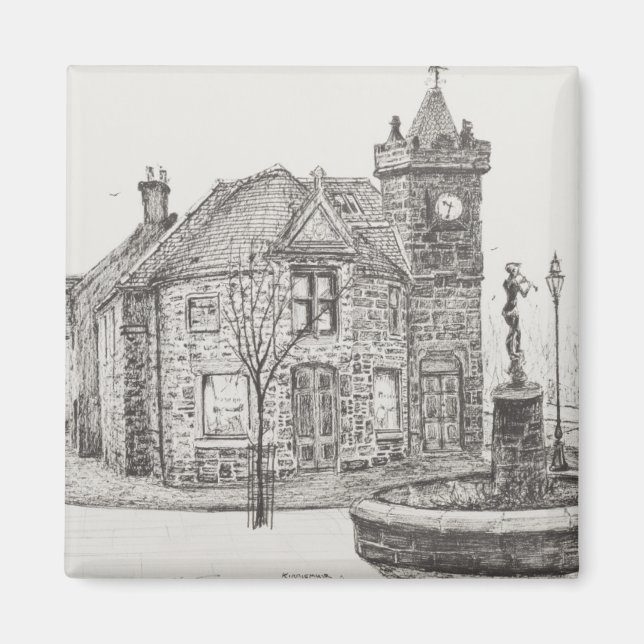 Imán Estatua de Peter Pan Kirriemuir Escocia 2007 (Frente)