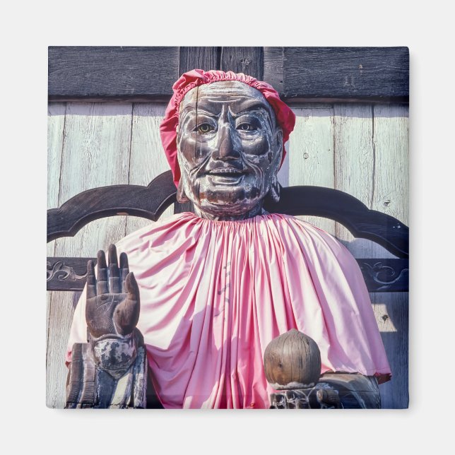 Imán Estatua de Pindola Bharadvaja en Nara - Japón (Frente)