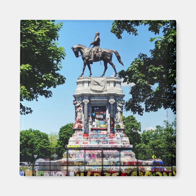 Imán Estatua de Robert E Lee (Frente)