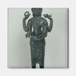 Imán Estatua de Vishnu en su forma triple de Vishnu