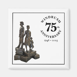 Imán Estatua del 75° Aniversario de Windrush