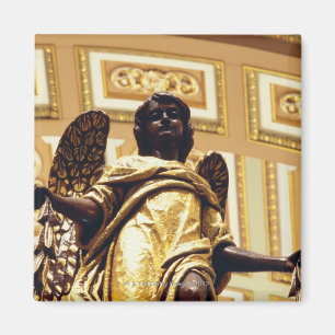 Imán Estatua del ángel en oro