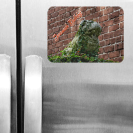 Imán Estatua del bulldog Savannah GA Fotografía