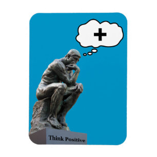 Imán Estatua del Pensador de Rodin - Piensa Positivo
