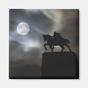 Imán Estatua del rey Kralja Tomislava silueteada