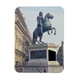Imán Estatua ecuestre de rey Louis XIV (1816-22) (bro