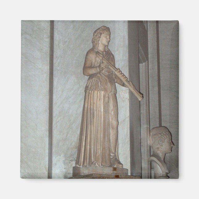 Imán Estatua en el Museo Vaticano en Roma, Italia (Frente)