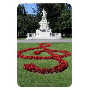 Imán estatua musical de mozart