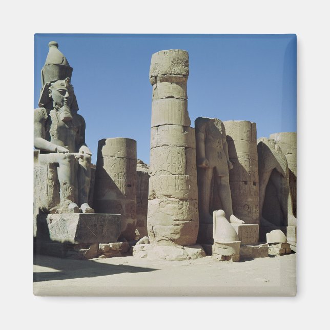 Imán Estatua sentada de Ramsés II (Frente)