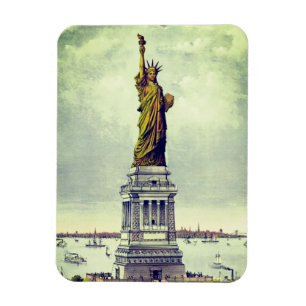 Imán Estatua vintage de la libertad