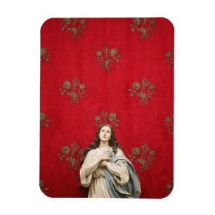 Imán Estatua virgen en una iglesia de Spaccanapoli, Náp