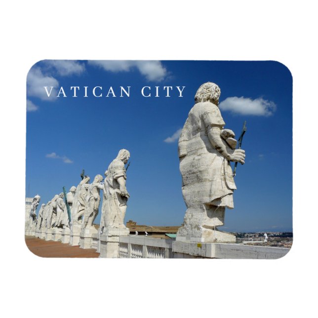Imán Estatuas de basílica de la Ciudad del Vaticano vis (Horizontal)