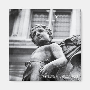 Imán Estatuas de París, amor (imán del refrigerador)