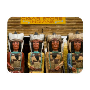 Imán Estatuas del indio de la tienda de cigarro